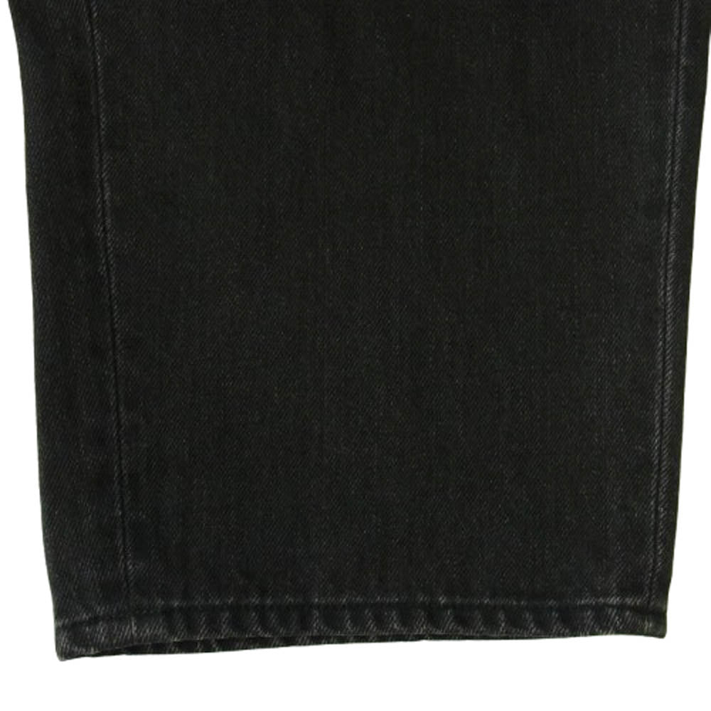 A.P.C. アーペーセー テーパード ワイド デニム パンツ ブラック系 L【中古】