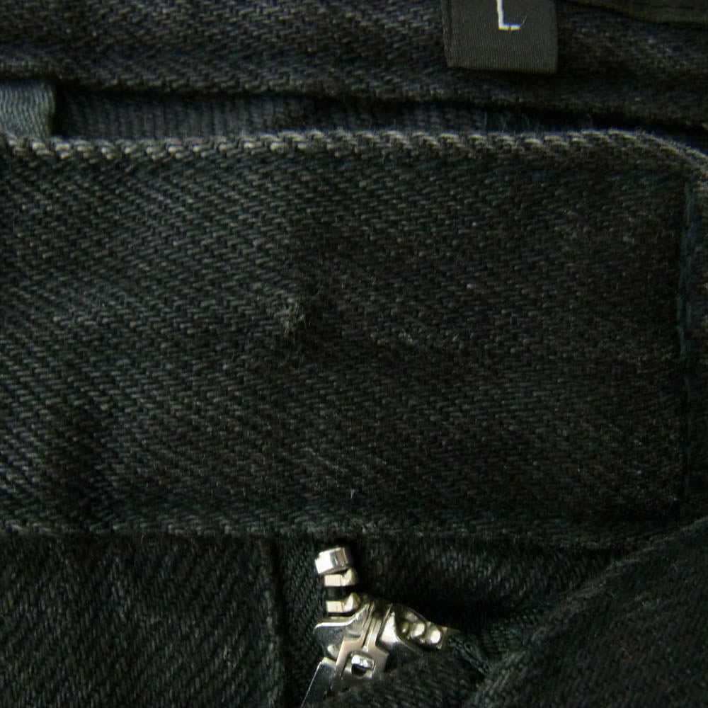 A.P.C. アーペーセー テーパード ワイド デニム パンツ ブラック系 L【中古】