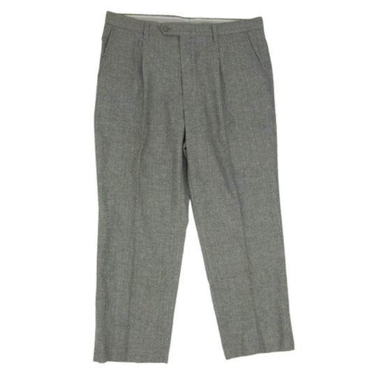 BURBERRY バーバリー BFF40-787-08 GOLF ゴルフ ウール スラックス パンツ グレー系 ウエスト 91【中古】