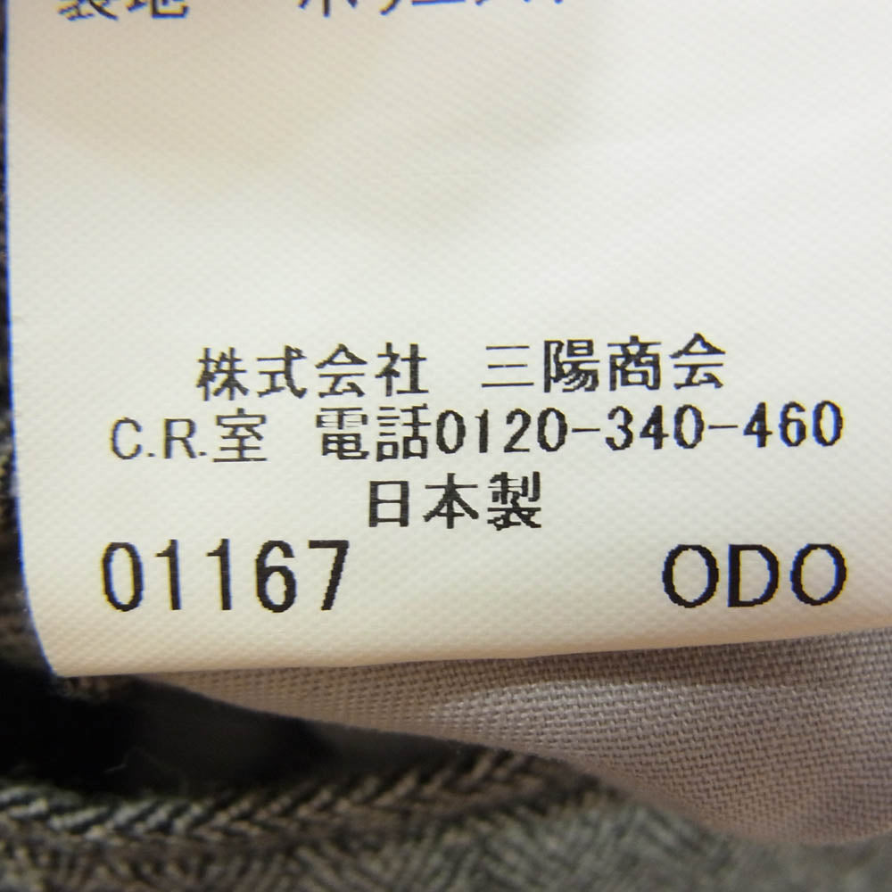 BURBERRY バーバリー BFF40-787-08 GOLF ゴルフ ウール スラックス パンツ グレー系 ウエスト 91【中古】