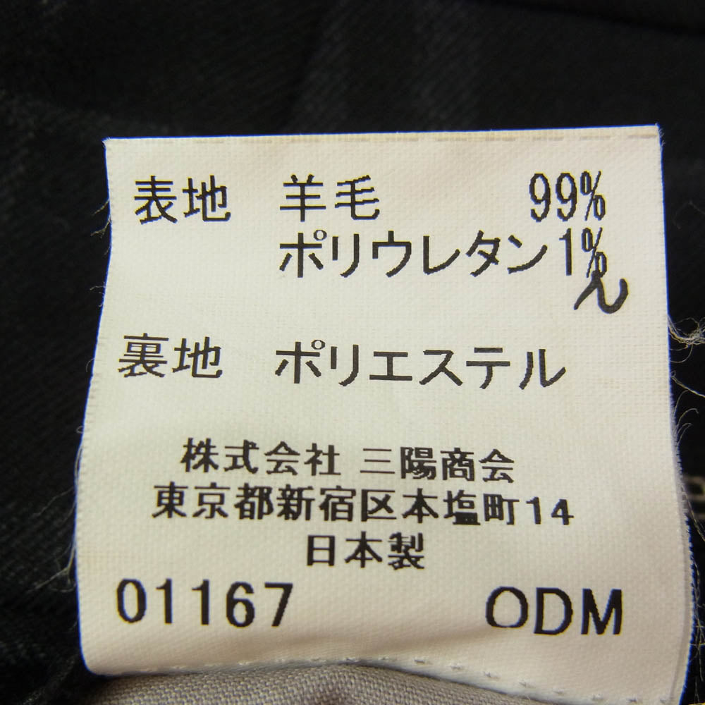 BURBERRY バーバリー BFF15-754-09 チェック スラックス パンツ ブラック系 ウエスト85【中古】