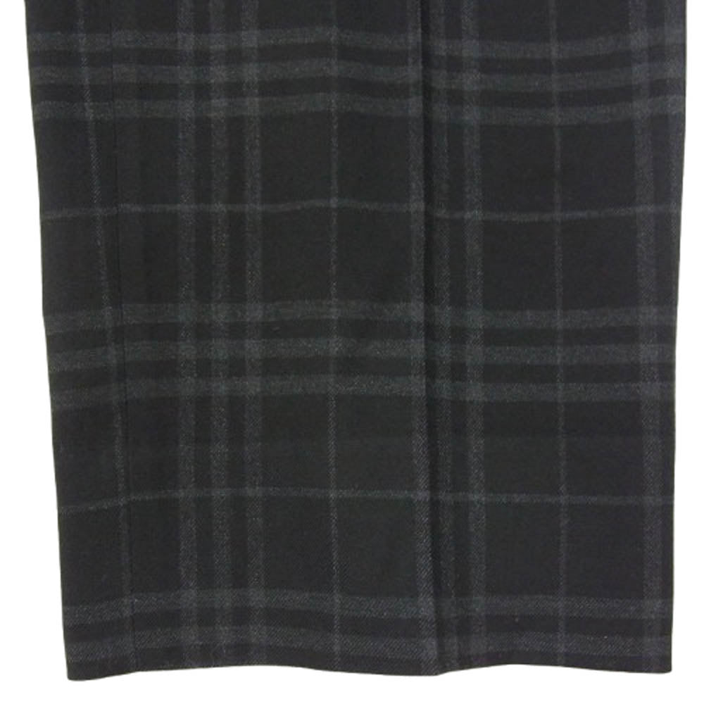 BURBERRY バーバリー BFF15-754-09 チェック スラックス パンツ ブラック系 ウエスト85【中古】