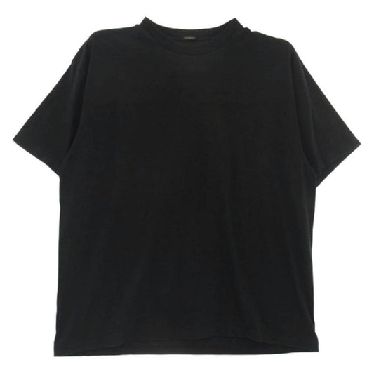 COMOLI コモリ 22SS V01-05008 空紡天竺 半袖 Tシャツ ブラック系【中古】