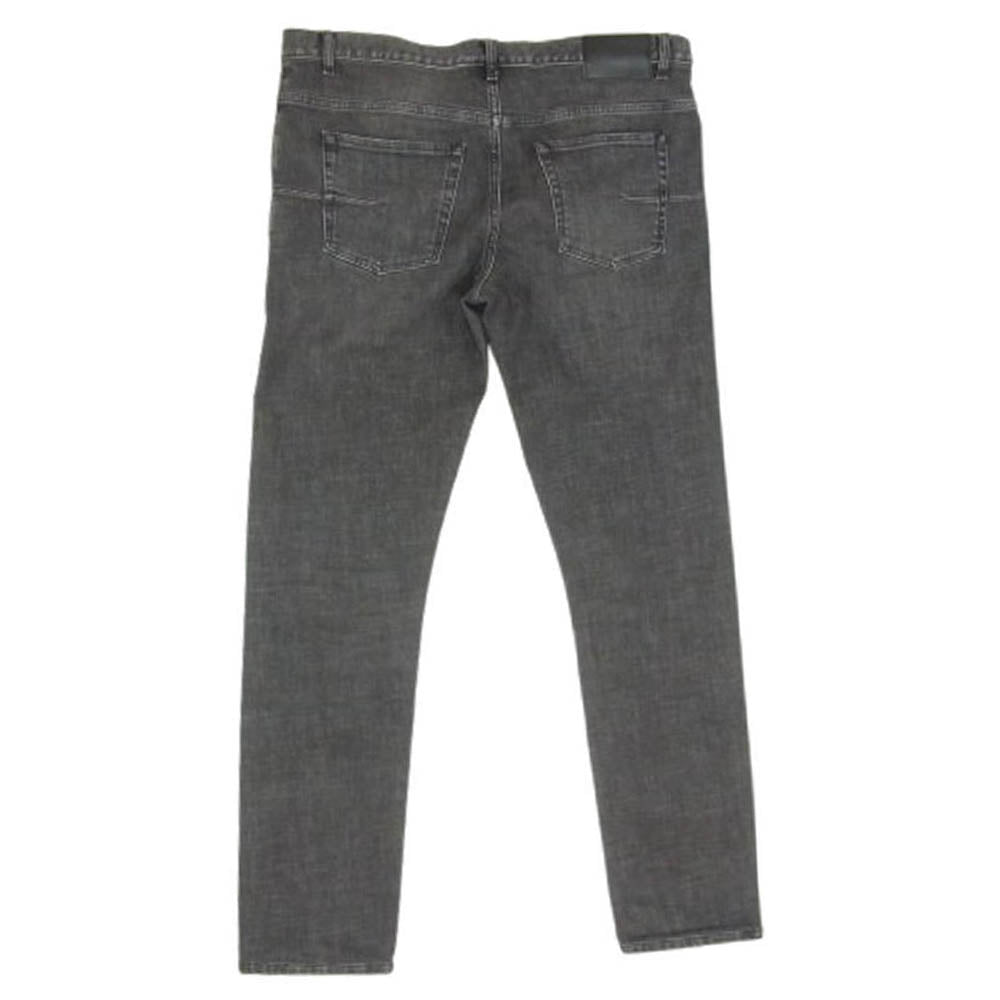 DIOR HOMME ディオールオム 013DS00B218X ストレッチ ブラック デニム パンツ W34 ブラック系 34【中古】