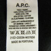 Sacai サカイ 21E2-COEON-M27656 × A.P.C. アーペーセー Tani Sweatshirt フロント ロゴ スウェット ブラック系 XL【中古】