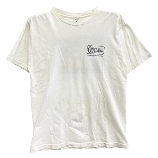 ヴィンテージ patagonia Beneficial Tsボディ SHOP TEE ショップ Tシャツ ホワイト系 M【中古】
