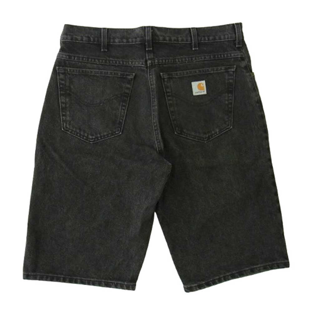 Carhartt カーハート WU4965 90s USA製 ブラックデニム ショーツ ブラック系 34【中古】