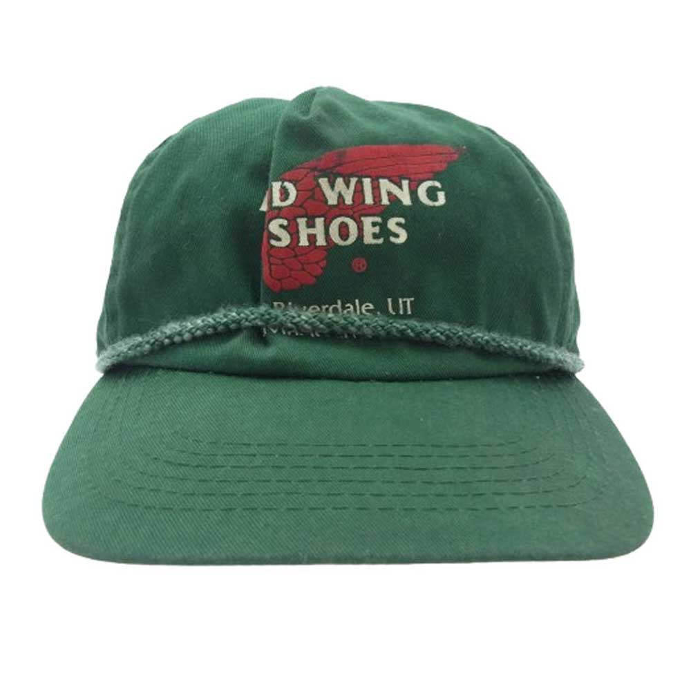 RED WING レッドウィング 6パネル スナップバック キャップ 帽子 グリーン系【中古】