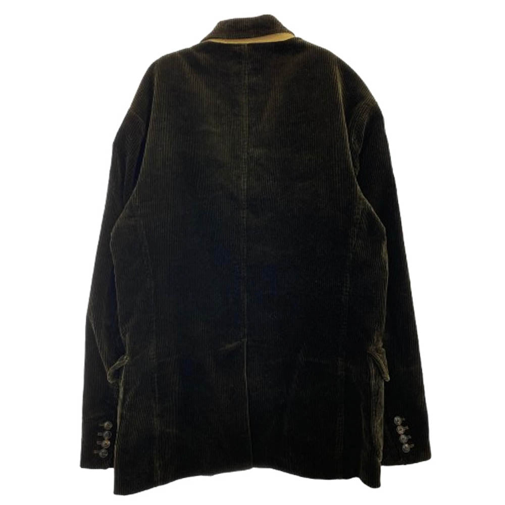 POLO RALPH LAUREN ポロ・ラルフローレン 3ボタン コーデュロイ ブレザー ジャケット ダークブラウン系 40【中古】