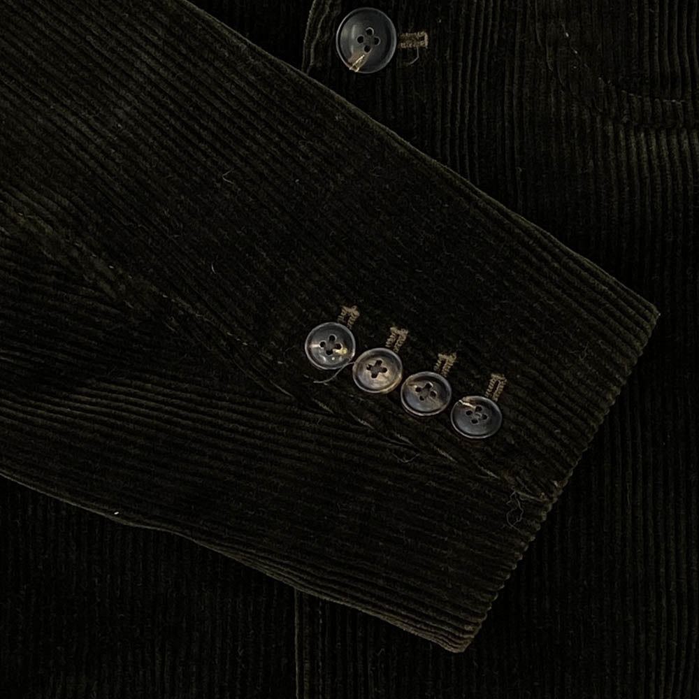 POLO RALPH LAUREN ポロ・ラルフローレン 3ボタン コーデュロイ ブレザー ジャケット ダークブラウン系 40【中古】