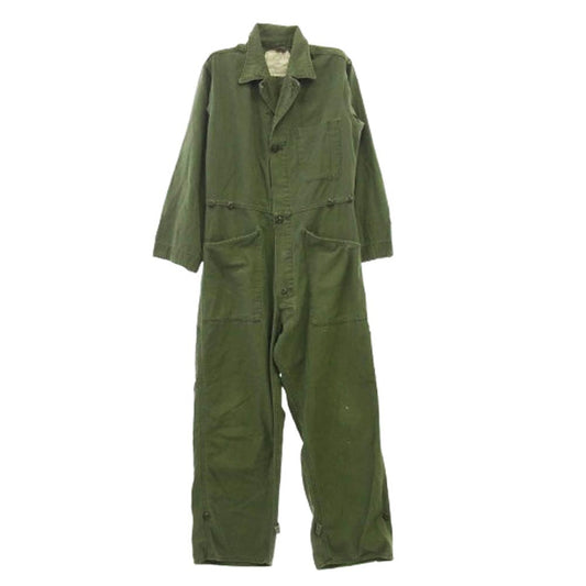 ヴィンテージ U.S.ARMY 米軍実物 OG-107 カバーオール フライトスーツ カーキ系【中古】