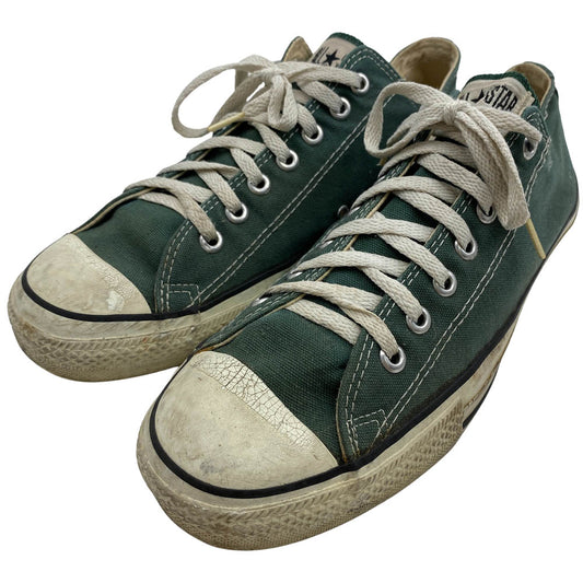 CONVERSE コンバース ヴィンテージ 90s ALL STAR LO オールスター ロー スニーカー グリーン系 モスグリーン系 US11 1/2【中古】