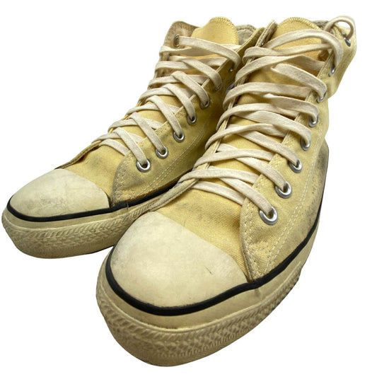 CONVERSE コンバース ヴィンテージ 90s ALL STAR HI オールスター ハイ スニーカー 薄黄色系 イエロー系 US9【中古】