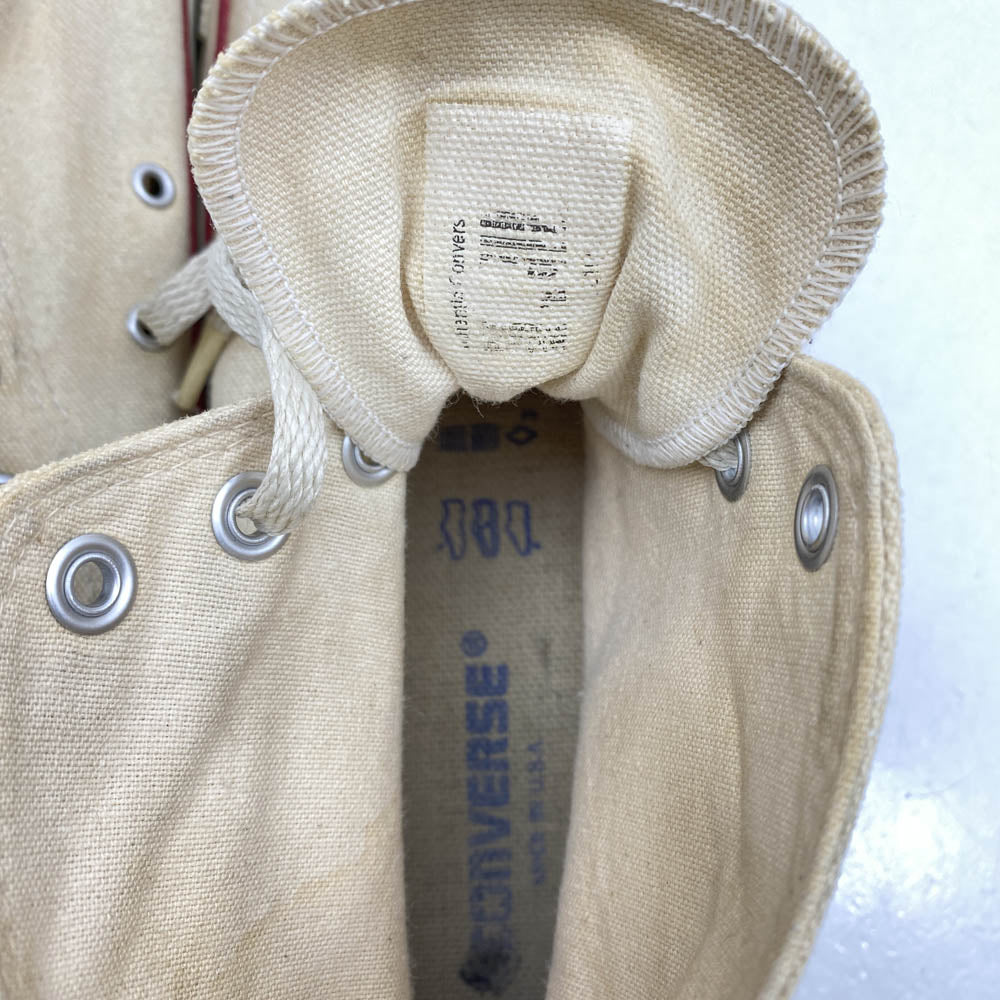CONVERSE コンバース ヴィンテージ 90s ALL STAR HI オールスター ハイ スニーカー 白系 ベージュ系 US11【中古】