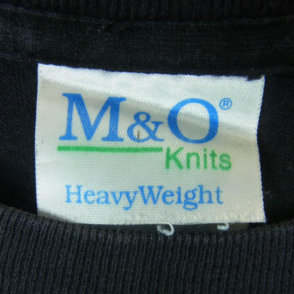 ヴィンテージ 00s メキシコ製 NIRVANA ニルヴァーナ コピーライト1996 M&O 袖裾ダブルステッチ バンド 半袖 Tシャツ ブラック系 M【中古】