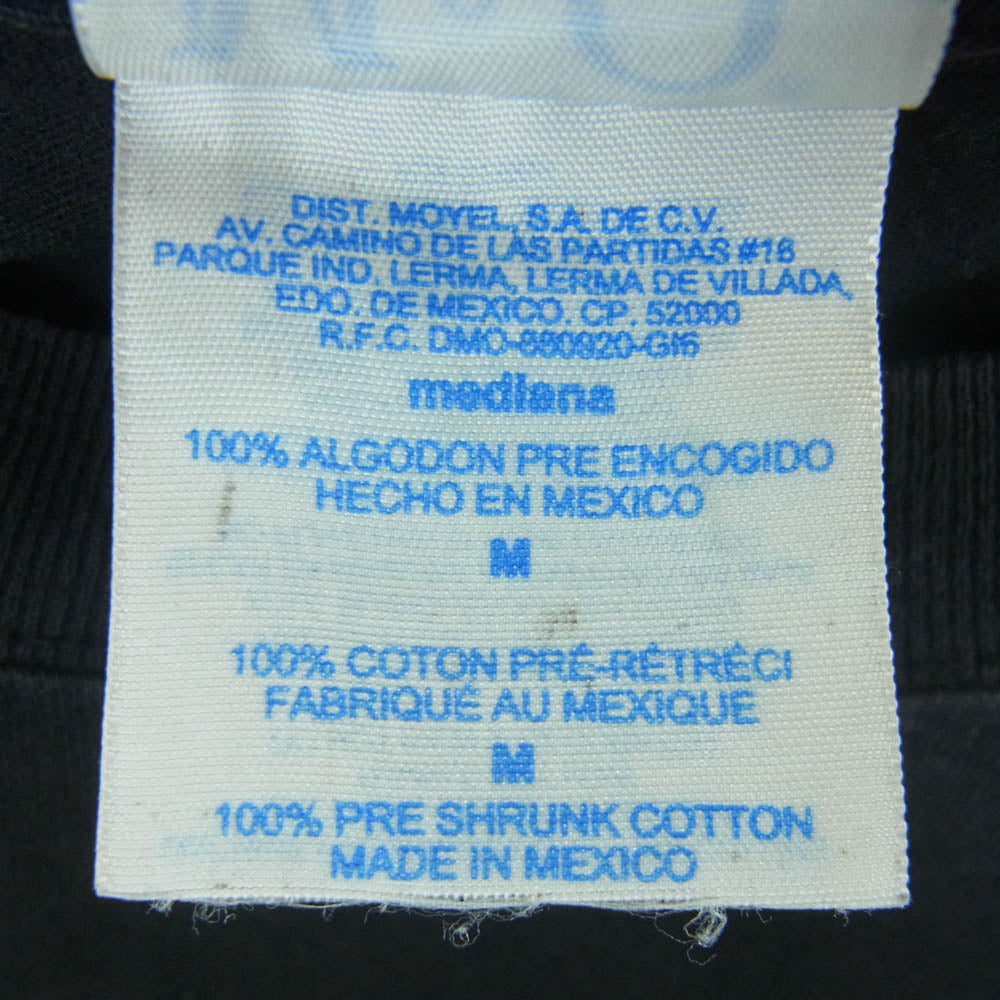 ヴィンテージ 00s メキシコ製 NIRVANA ニルヴァーナ コピーライト1996 M&O 袖裾ダブルステッチ バンド 半袖 Tシャツ ブラック系 M【中古】