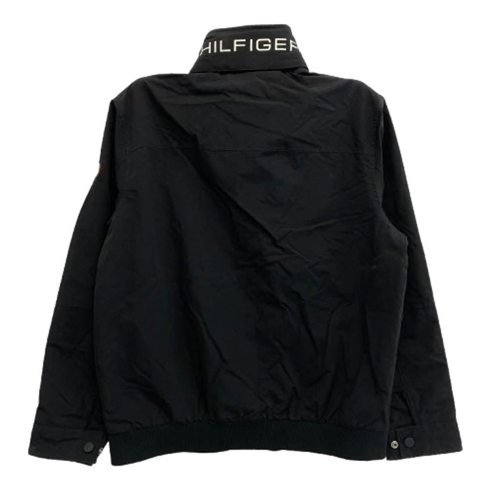 TOMMY HILFIGER トミーヒルフィガー 78J8340/BDS フロント ロゴ ナイロン ジャケット ブラック系 XL【中古】
