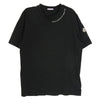 MONCLER モンクレール 25SS K10918C00078 8390T LOGO S/S T-SHIRT ロゴ 首元 半袖 Tシャツ ブラック系 L【中古】