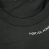 MONCLER モンクレール 25SS K10918C00078 8390T LOGO S/S T-SHIRT ロゴ 首元 半袖 Tシャツ ブラック系 L【中古】