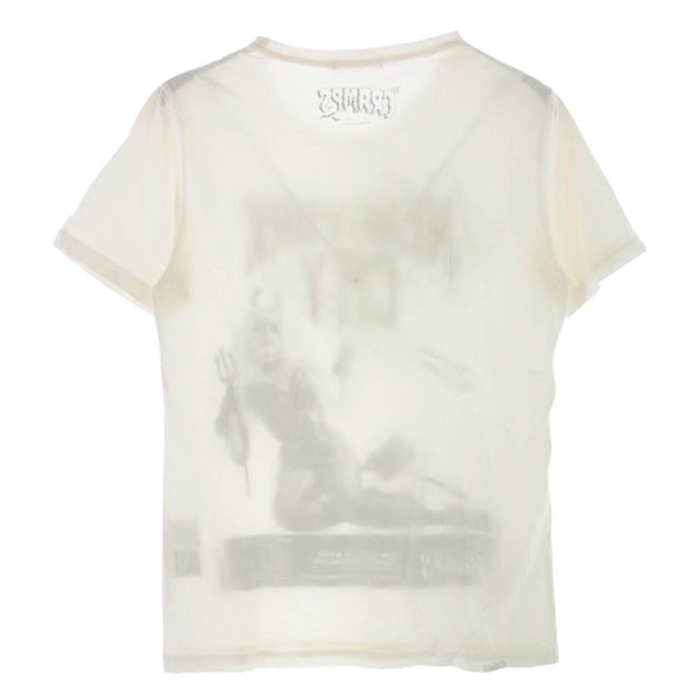 HYSTERIC GLAMOUR ヒステリックグラマー 0661CT19 XXX× CRAMPS ジィヒステリックトリプルエックス NEW YORK CITY 半袖 Tシャツ S ホワイト系 S【中古】