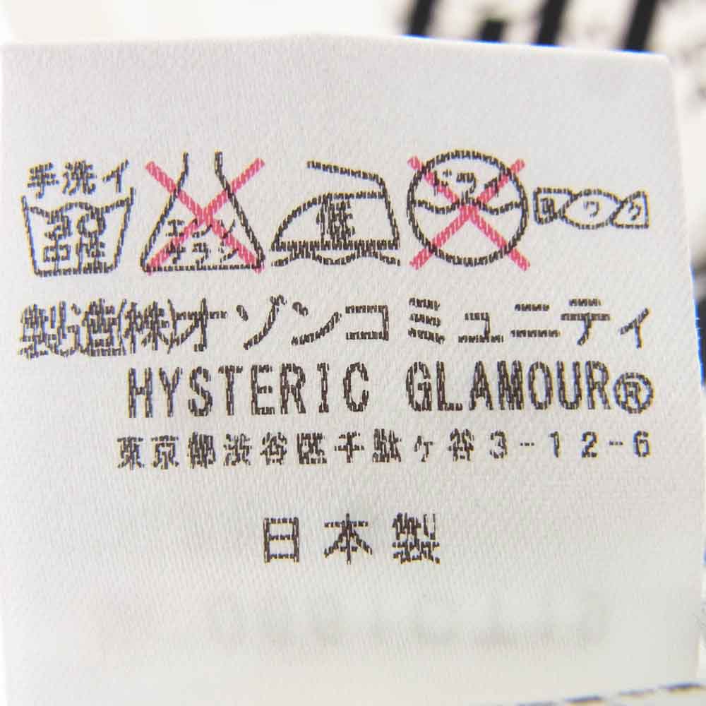 HYSTERIC GLAMOUR ヒステリックグラマー 0661CT19 XXX× CRAMPS ジィヒステリックトリプルエックス NEW YORK CITY 半袖 Tシャツ S ホワイト系 S【中古】