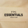 FEAR OF GOD フィアオブゴッド ESSENTIALS エッセンシャルズ バックプリント ロゴ 長袖 カットソー ロングスリーブ 長袖 Tシャツ オフホワイト系 XS【中古】