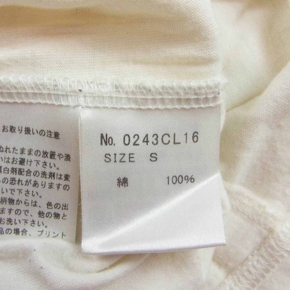 HYSTERIC GLAMOUR ヒステリックグラマー 16AW 0243CL16 GUITAR GIRL ギター ガール ロンT 長袖 Tシャツ ホワイト系 S【中古】