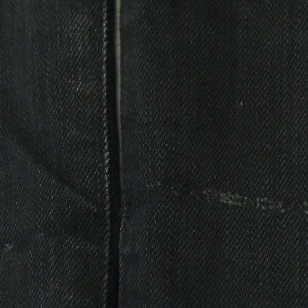 HYSTERIC GLAMOUR ヒステリックグラマー 0243AP18 加工 スタッズ ストレッチ スリム ブラック デニム パンツ ブラック系 28【中古】