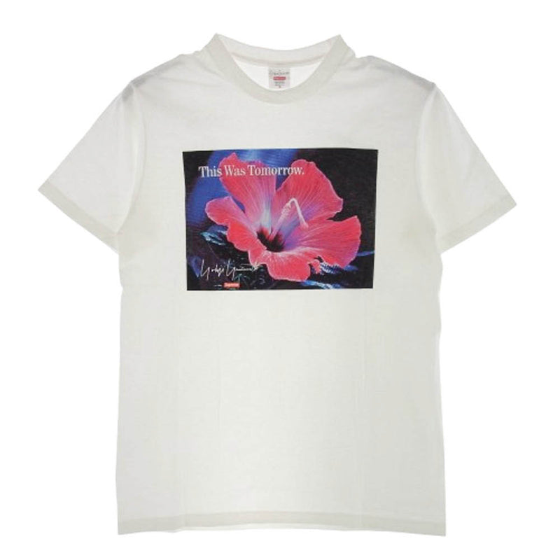Supreme シュプリーム 20AW × Yohji YamamotoThis Was Tomorrow Tee ヨウジヤマモトディス ワズ トゥモロー 半袖 Tシャツ S ホワイト系 S【極上美品】【中古】