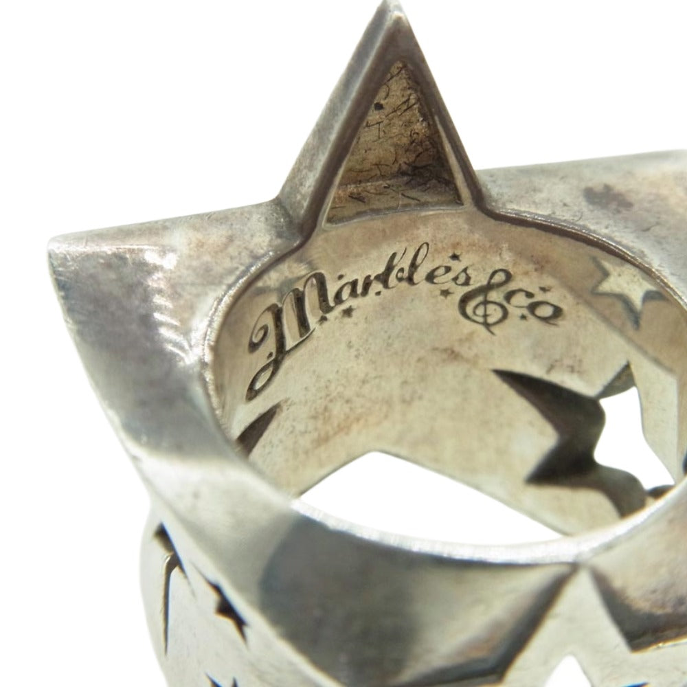 MARBLES マーブルズ STAR PRIDE RING スター プライド シルバー リング シルバー系 2号【中古】