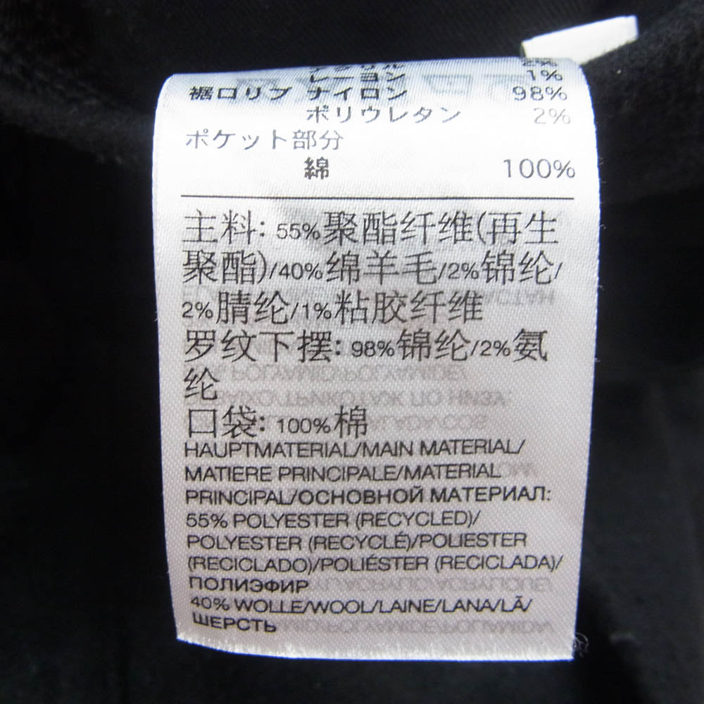 Y-3 Yohji Yamamoto ワイスリー ヨウジヤマモト 22AW HM9345 CL WOOL FLANNEL CUF PANT クラシック ウール フランネル カフ パンツ ブラック系 M【中古】