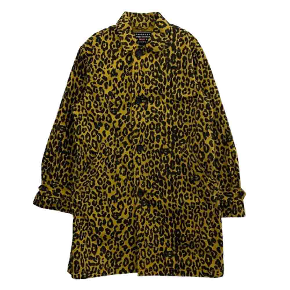 Supreme シュプリーム 21SS 02211ZI1024 HYSTERIC GLAMOUR Leopard Trench ヒステリックグラマー レオパード トレンチ コート S イエロー系 S【中古】
