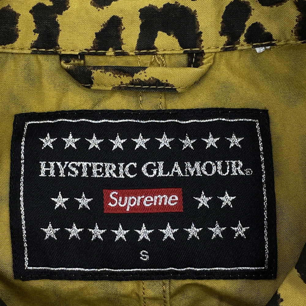 Supreme シュプリーム 21SS 02211ZI1024 HYSTERIC GLAMOUR Leopard Trench ヒステリックグラマー レオパード トレンチ コート S イエロー系 S【中古】