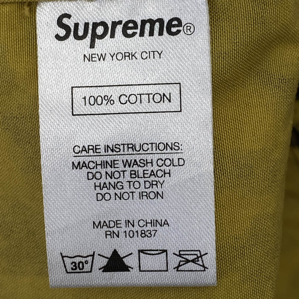 Supreme シュプリーム 21SS 02211ZI1024 HYSTERIC GLAMOUR Leopard Trench ヒステリックグラマー レオパード トレンチ コート S イエロー系 S【中古】