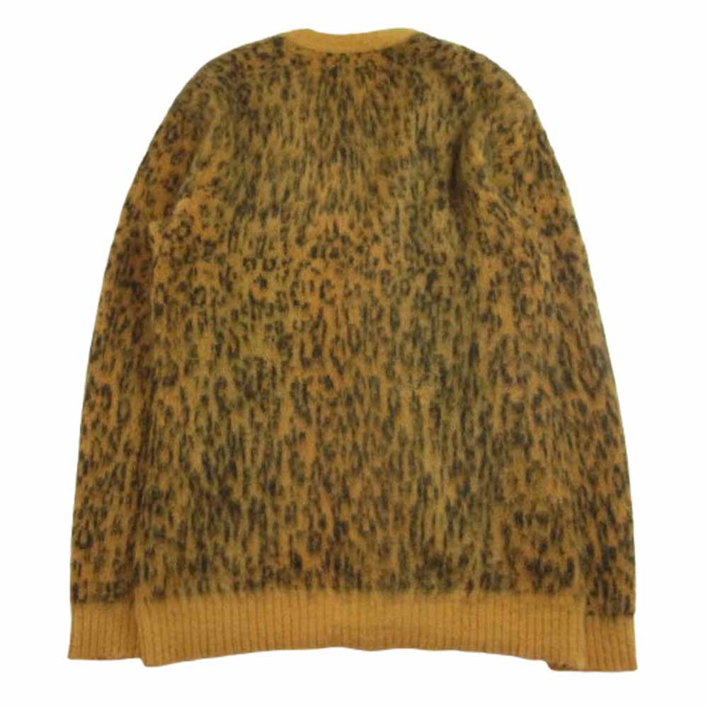 MINEDENIM マインデニム 22AW Kid Mohair Leopard Knit Long Cardigan レオパード モヘア ニット カーディガン M イエロー系 2【中古】