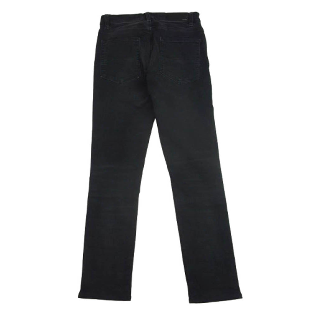 AMIRI アミリ RN 150712 ペイズリー ダメージ加工ストレッチ デニム パンツ ブラック系 W28【中古】