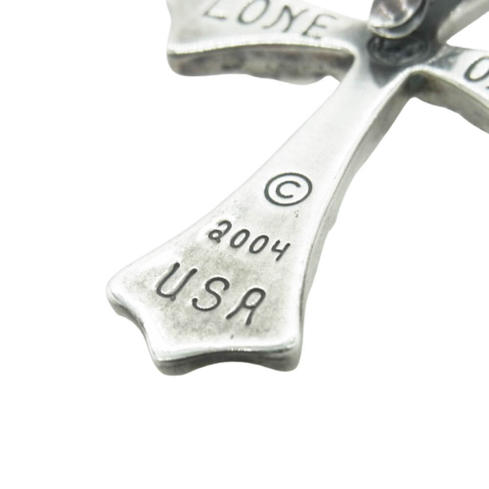 LONE ONES ロンワンズ Spread Eagle Cross Medium スプレッド イーグル クロス ミディアム シルバー ペンダント トップ シルバー系【中古】