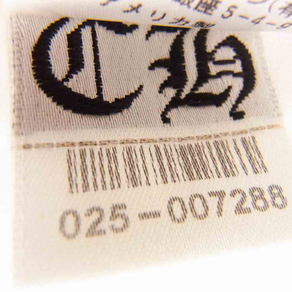 CHROME HEARTS クロムハーツ（原本無） Horseshoe S/S Tee ホースシューロゴ クルーネック ショートスリーブ カットソー 半袖 Tシャツ ホワイト系 M【中古】