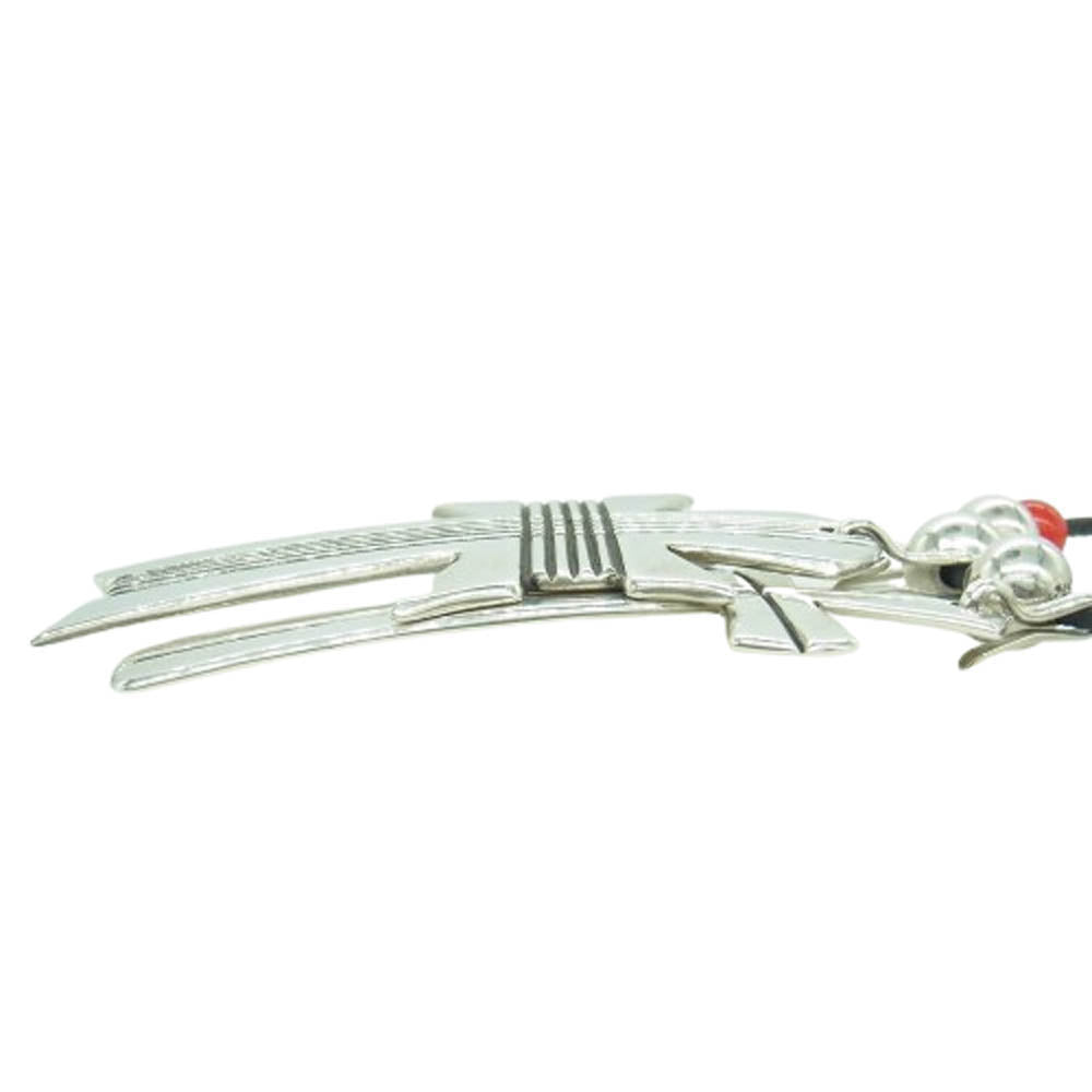 Cippy Crazy Horse シッピークレイジーホース Triple Cross Necklace トリプル クロス シルバー ネックレス シルバー系【中古】