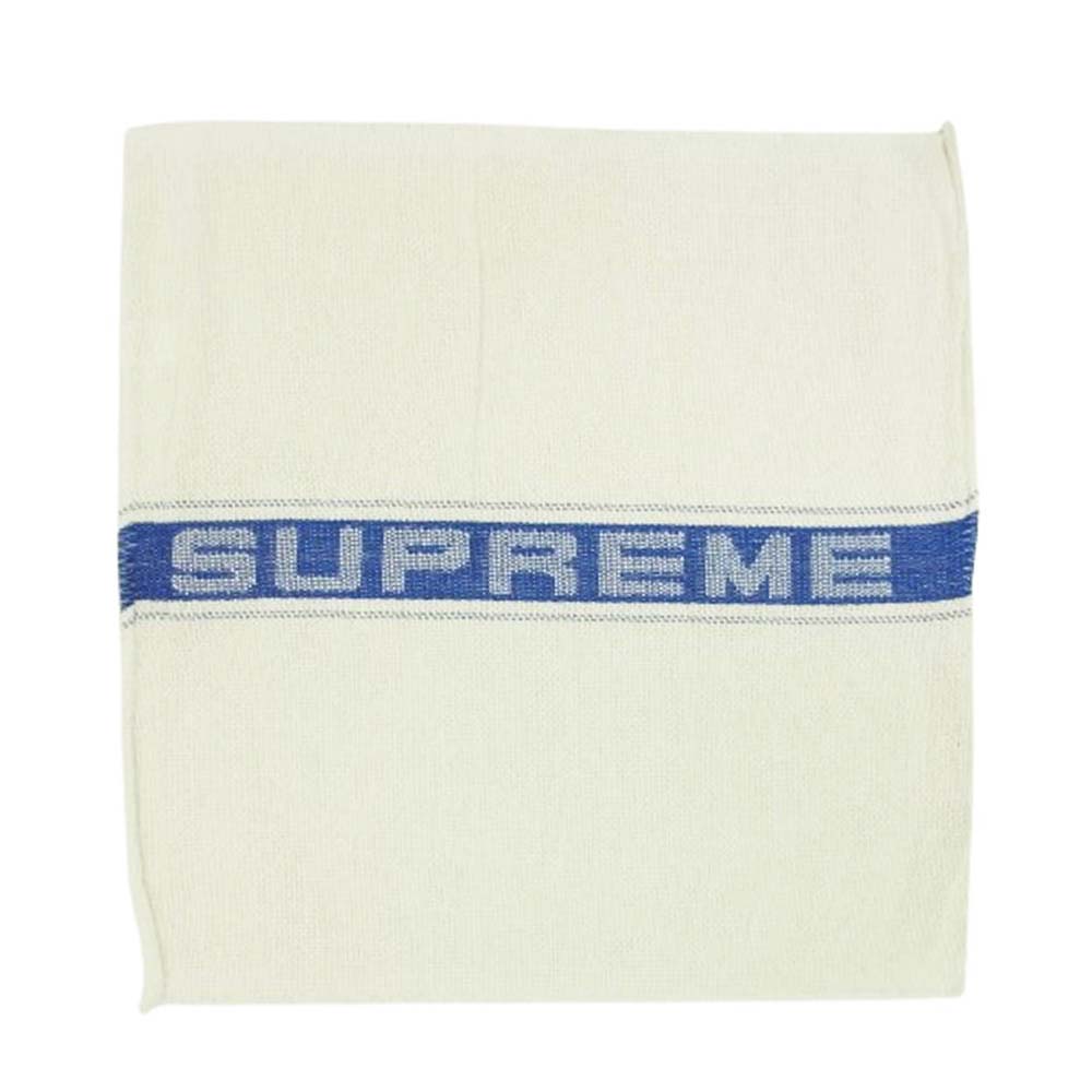 Supreme シュプリーム 25SS SHOP TOWEL ショップロゴタオル 3枚セット オフホワイト系 40×40 CM【極上美品】【中古】