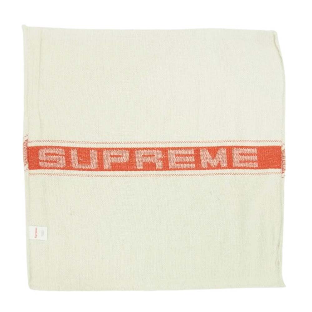 Supreme シュプリーム 25SS SHOP TOWEL ショップロゴタオル 3枚セット オフホワイト系 40×40 CM【極上美品】【中古】