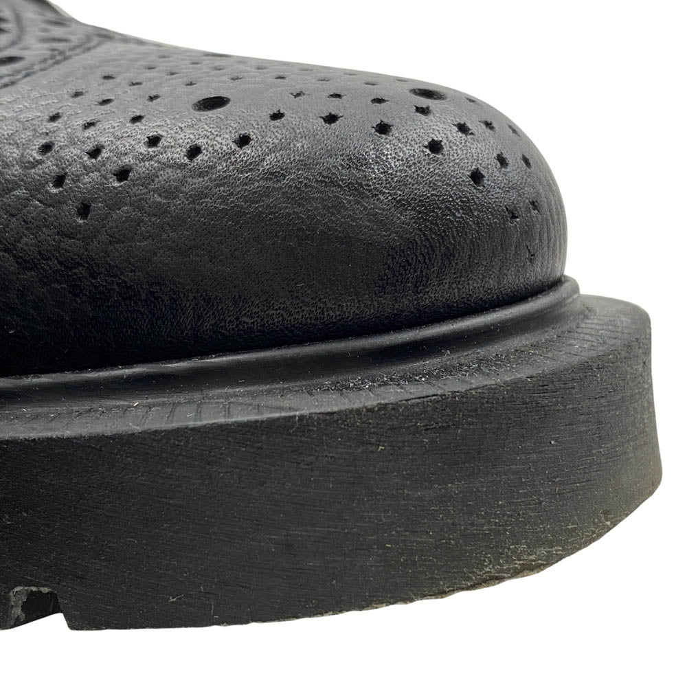 SOPHNET. ソフネット LOAKE ローク THE ROYAL BROGUES グレインレザー フルグローブ ウィングチップ シューズ ブラック系 26cm【中古】