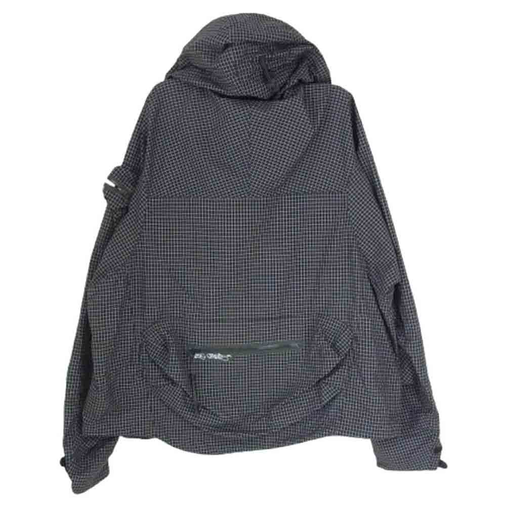 NIKE ナイキ DN1750-010 OFF-WHITE オフホワイト AS NRG JACKET チェック ロゴ刺繍 マウンテンパーカー フーディー ジャケット ブラック系 XS【中古】