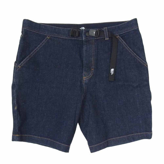 THE NORTH FACE ノースフェイス NB42006 Denim Climbing Shorts デニム クライミング ショーツ インディゴブルー系 L【美品】【中古】