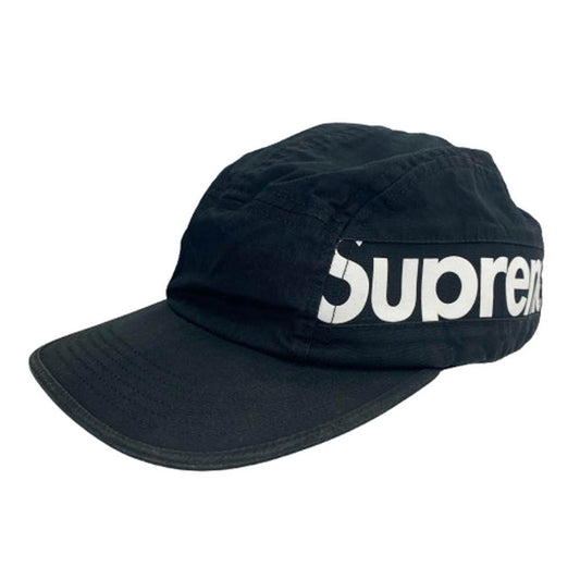 Supreme シュプリーム 18SS Side Panel Camp Cap サイドパネル キャンプ キャップ 帽子 ブラック系【中古】
