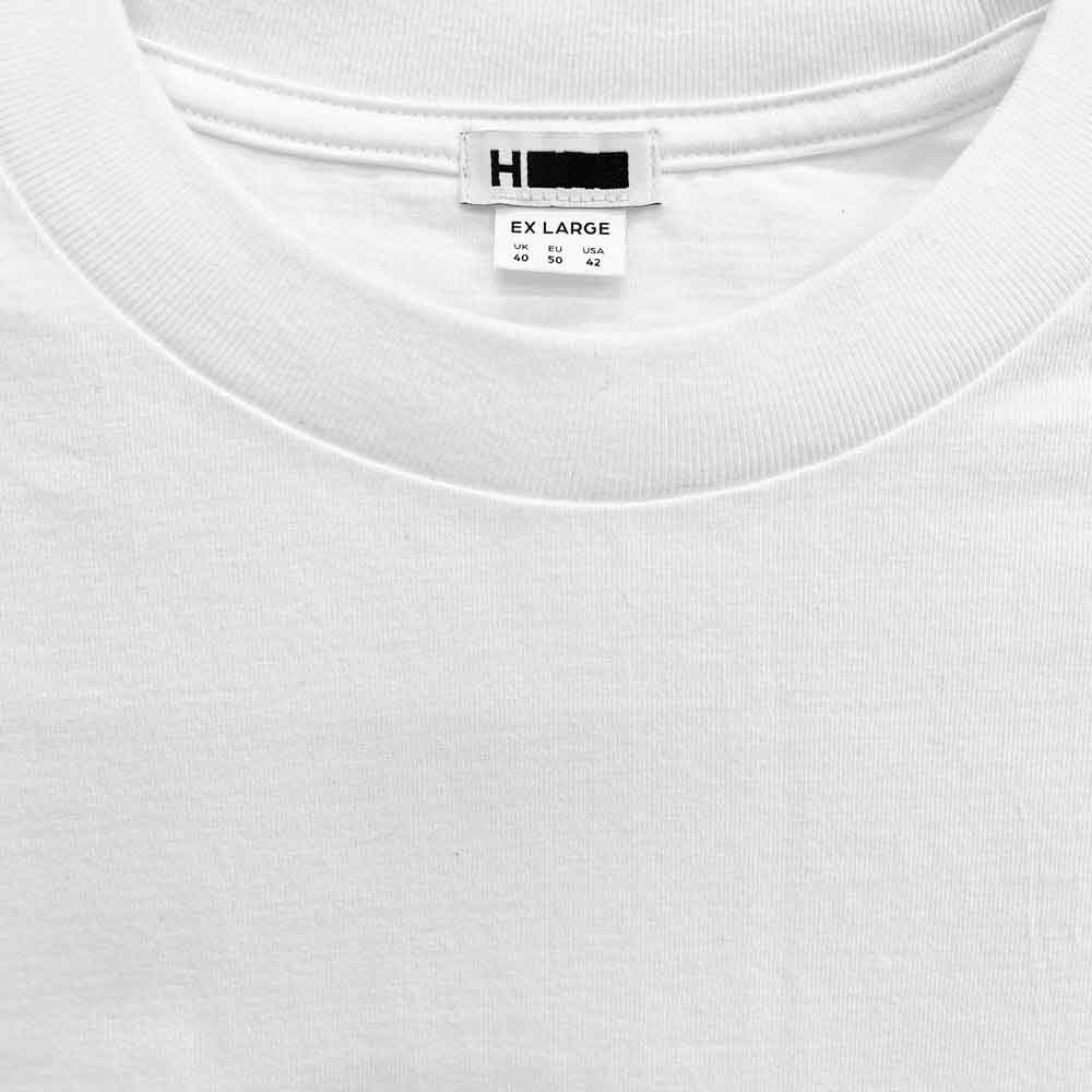 エイチビューティーアンドユースユナイテッドアローズ 1217-299-2956 HYBRID COTTON TUBE CREW NECK T-SHIRT ハイブリッド コットン チューブ ネック 半袖 Tシャツ ホワイト系 42【中古】