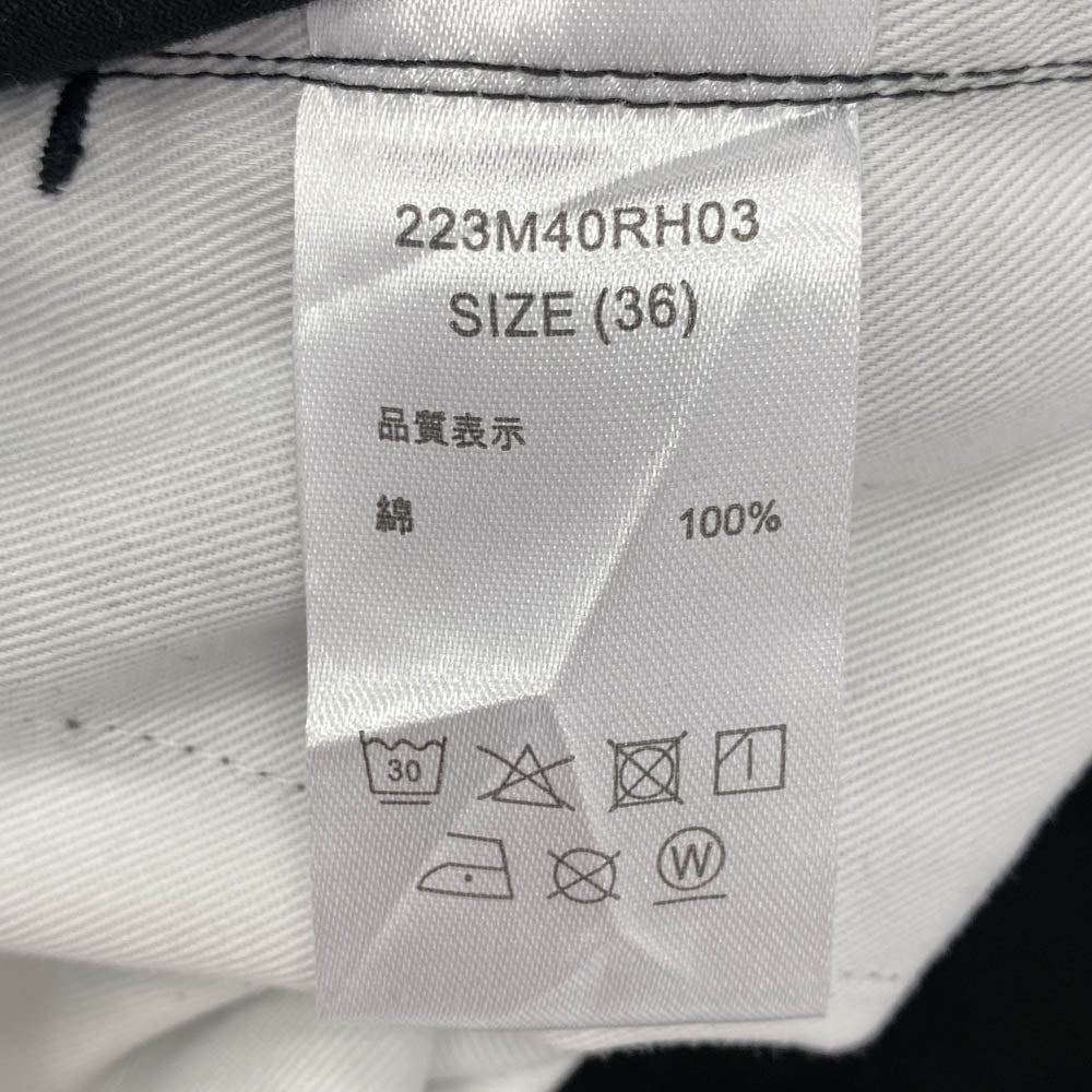 Ron Herman ロンハーマン 223M40RH03 DICKIES ディッキーズ 別注 イージー ワークパンツ ブラック系 36【中古】