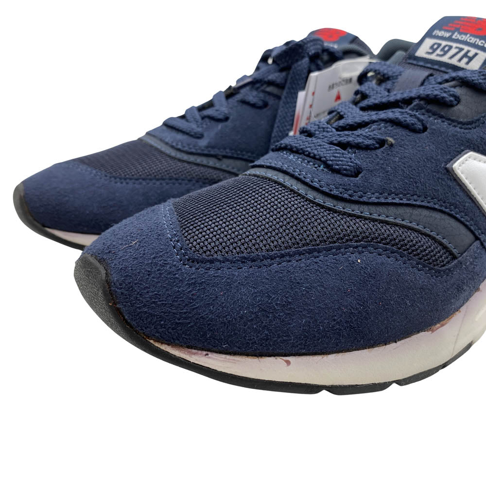 NEW BALANCE ニューバランス CM997HLX スエード ローカット スニーカー ダークネイビー系 28cm【中古】