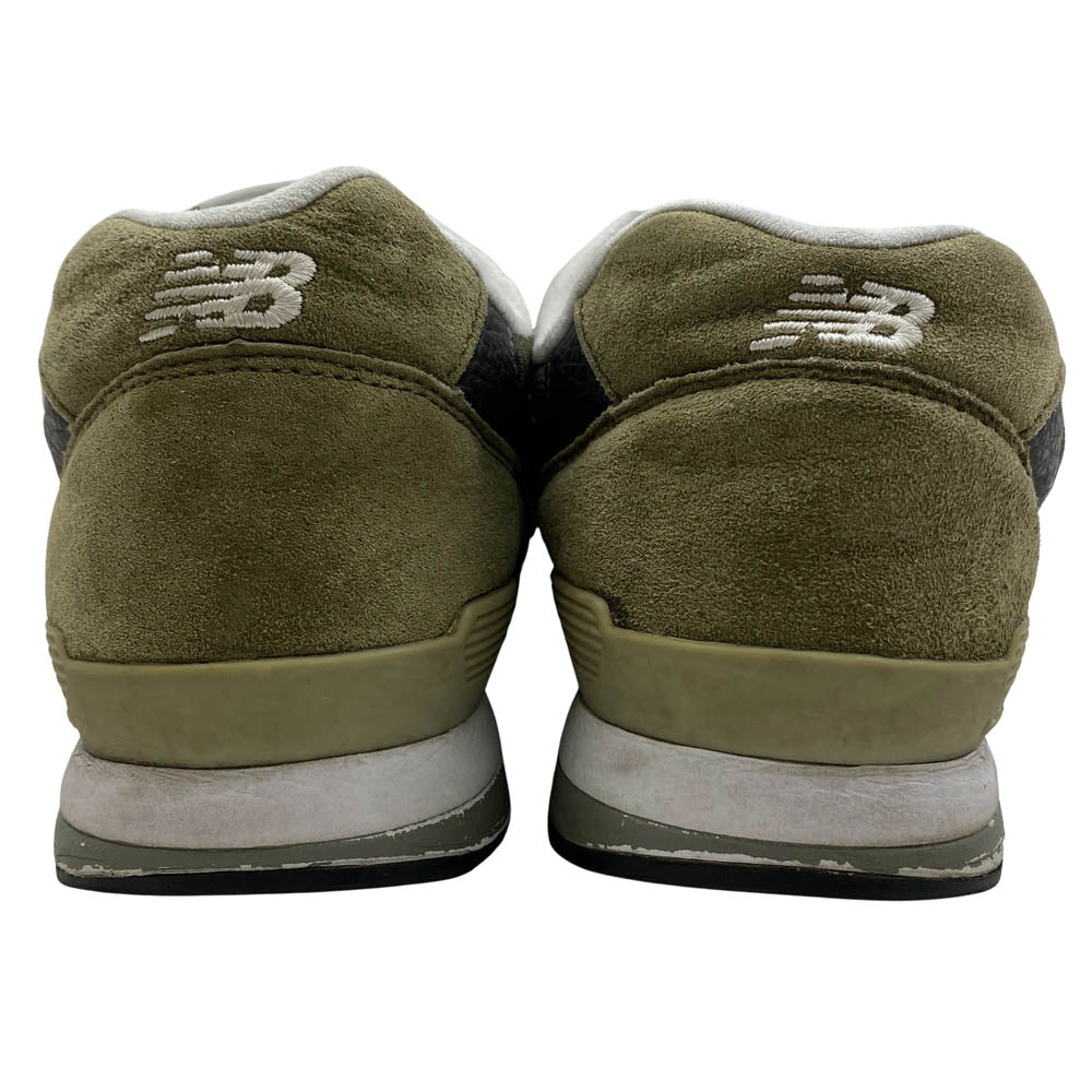 NEW BALANCE ニューバランス MRL996MJ スエード ローカット レースアップ スニーカー カーキ系 28cm【中古】