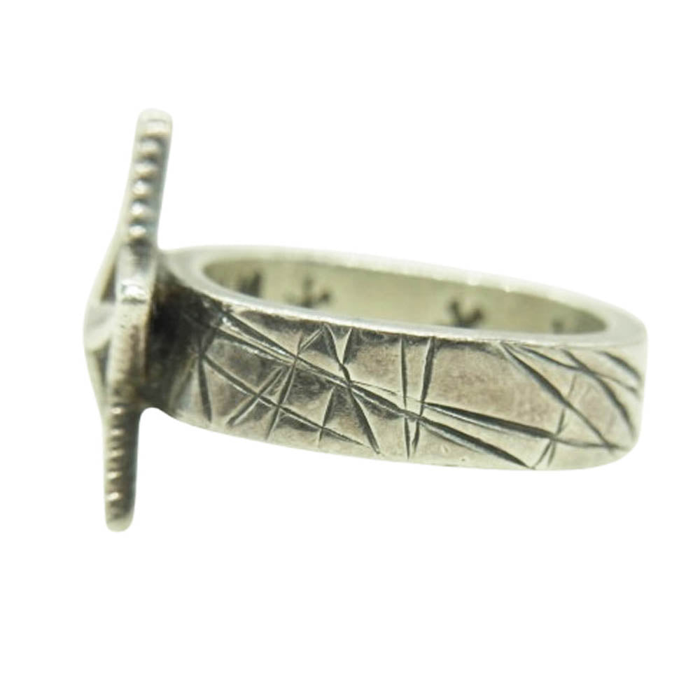 Cody Sanderson コディサンダーソン SMALL STAR&CAT SCRATHSQUARE RING スモール スター&キャット スクラッチスクエア リング シルバー系 11号【中古】